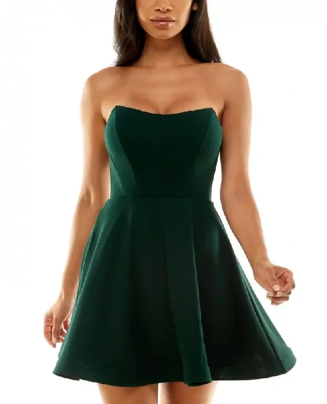 ball gown party dresses3 - b darlin green strapless corset party dress