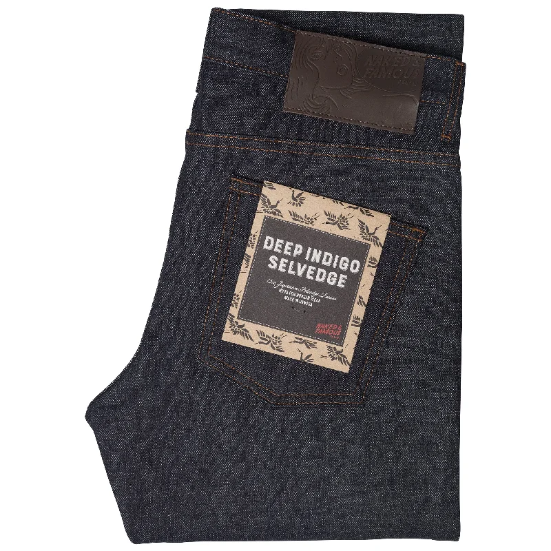 women's denim jeans for casual wearSuper Guy - Deep Indigo Selvedge