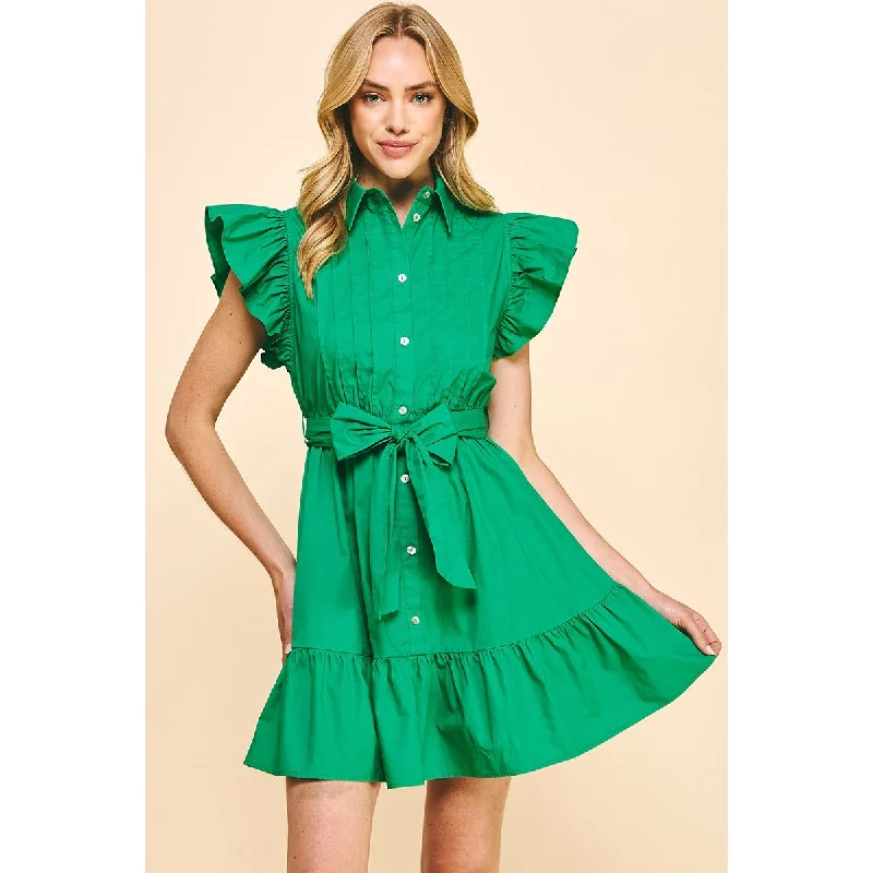 vintage lace Mimi dresses for timeless eleganceJessica Buttondown Belted Mini PINCH Dress-SALE