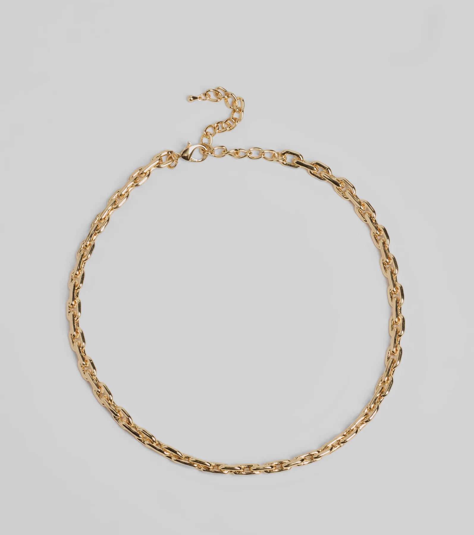 chic Mimi dresses for partiesMinimalistic Chain-Link Choker Necklace