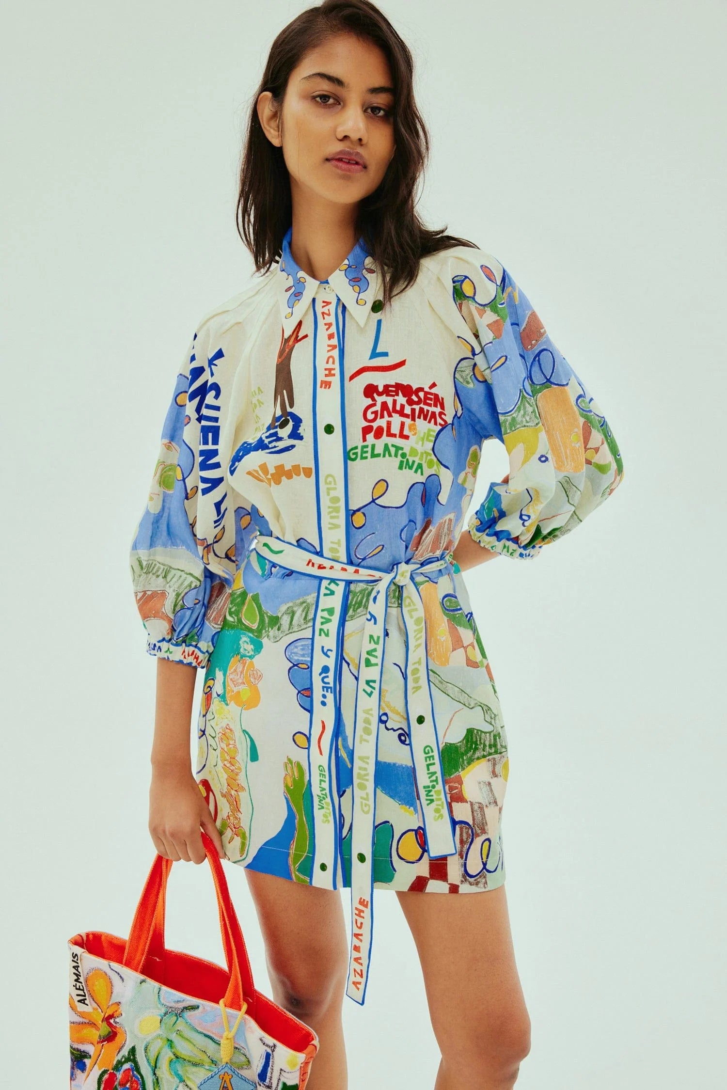 colorful Mimi dresses collectionNADIA MINI SHIRTDRESS