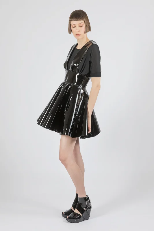 sustainable Mimi dresses made from eco-friendly materialsSHELL MINI PATENT - Dress