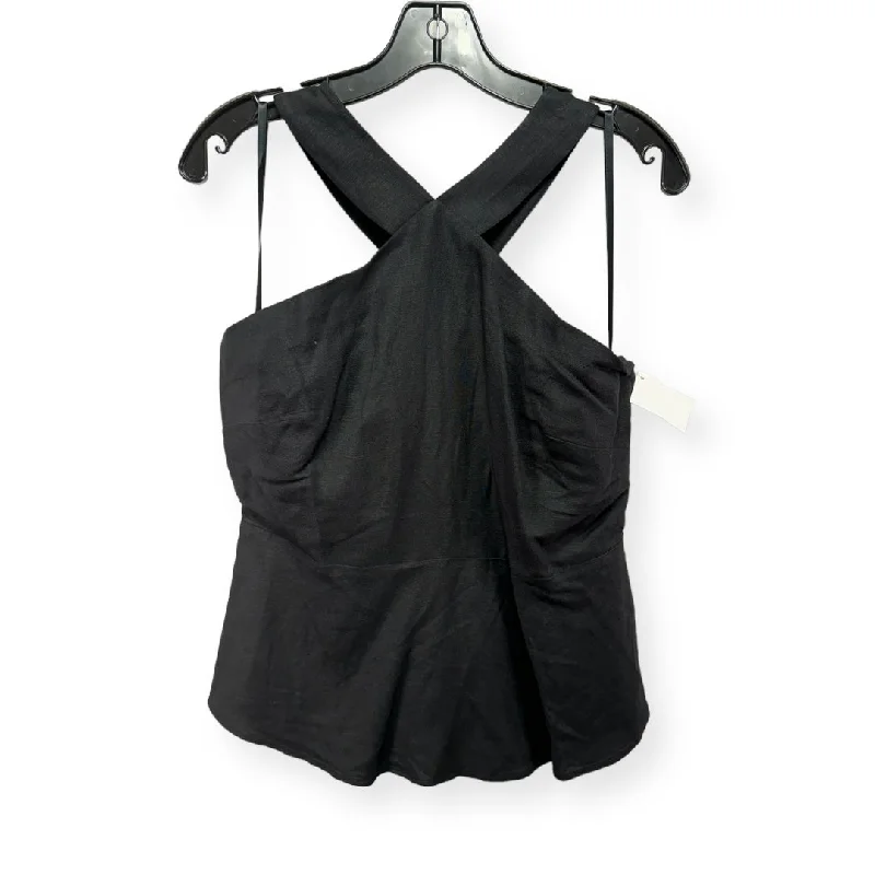 women's tops for maximalist fashion loversBlack Top Sleeveless Ann Taylor, Size 6