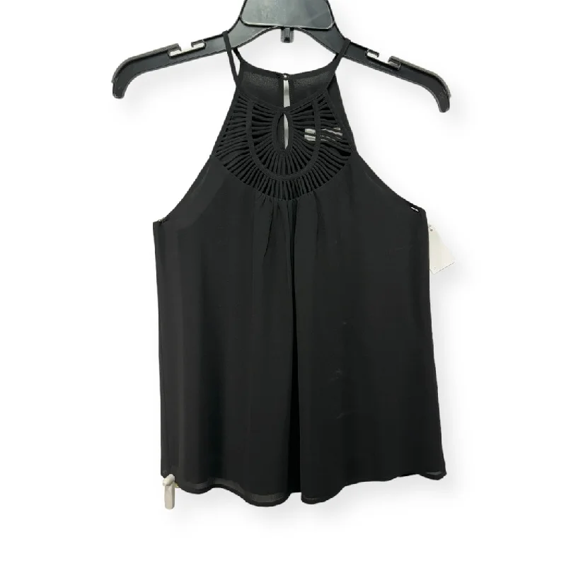 women's tops for vintage fashion enthusiastsBlack Top Sleeveless Cmc, Size S