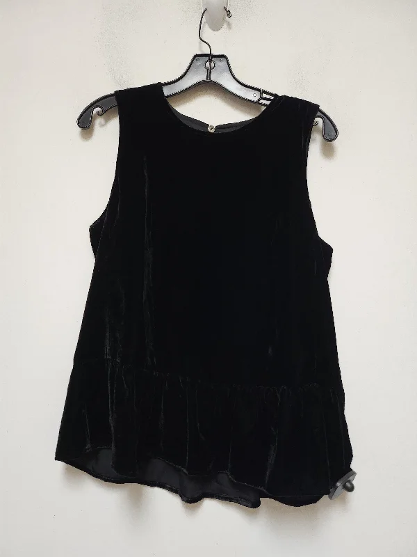 women's tops for those who want to create outfits that reflect their personal style and sense of fashionBlack Top Sleeveless J. Crew, Size S