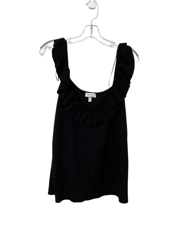 women's tops for those who want to stay cool and chic during warmer weatherBlack Top Sleeveless Sofia By Sofia Vergara, Size Xxxl