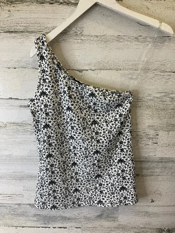 women's tops for those who want to invest in timeless piecesBlack & White Top Sleeveless Inc, Size M