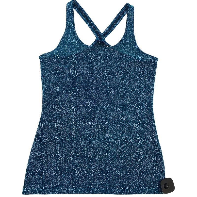 women's tops for those who want to wear pieces that are both comfortable and stylishBlue Top Sleeveless Express, Size M