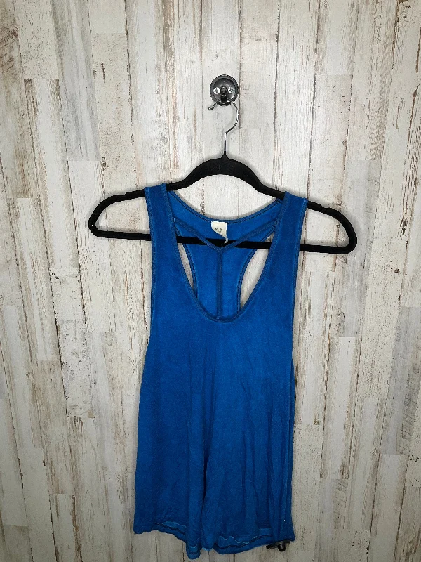 women's tops for those who appreciate subtle and muted tonesBlue Top Sleeveless We The Free, Size S