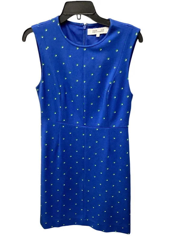 women's plus-size dressesDress Casual Short By Diane Von Furstenberg In Blue & Green, Size: 6