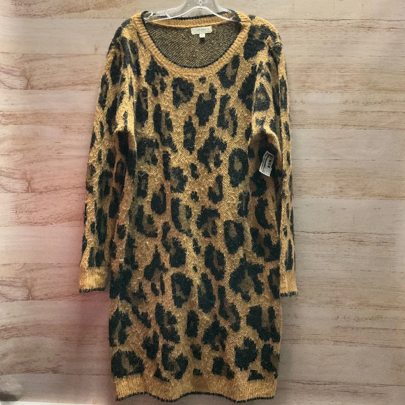 women's cocktail dressesDress Sweater By Umgee In Animal Print, Size: 1x