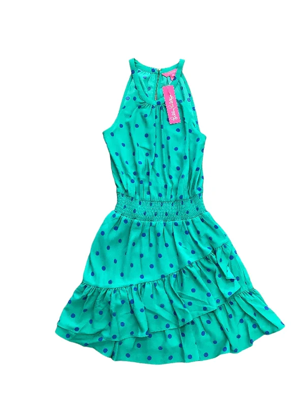 women's stylish dressesGreen Dress Designer Lilly Pulitzer, Size 2