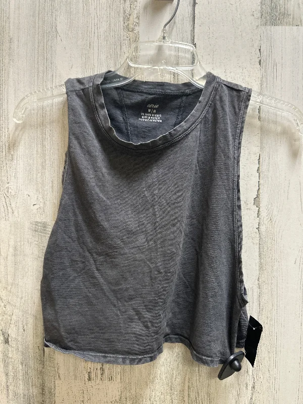 luxury women's topsGrey Top Sleeveless Aerie, Size M