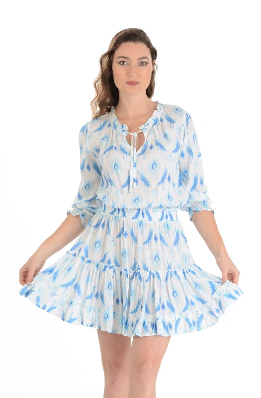 women's evening dressesIbiza Dress / Ocean Ikat