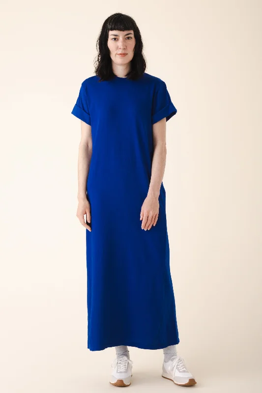 women's midi dressesMarket Dress in Cobalt