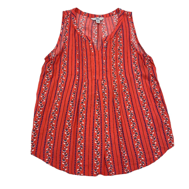 women's tops with geometric patternsORANGE CROFT AND BARROW TOP SLEEVELESS, Size M