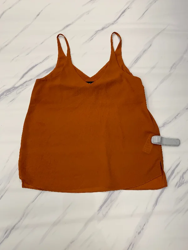 women's tops with lace-up frontsOrange Top Sleeveless Top Shop, Size S