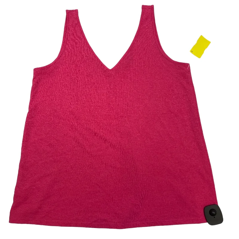 women's tops for those who want to add a personal touch to their wardrobe with unique and one-of-a-kind piecesPink Top Sleeveless Loft, Size S