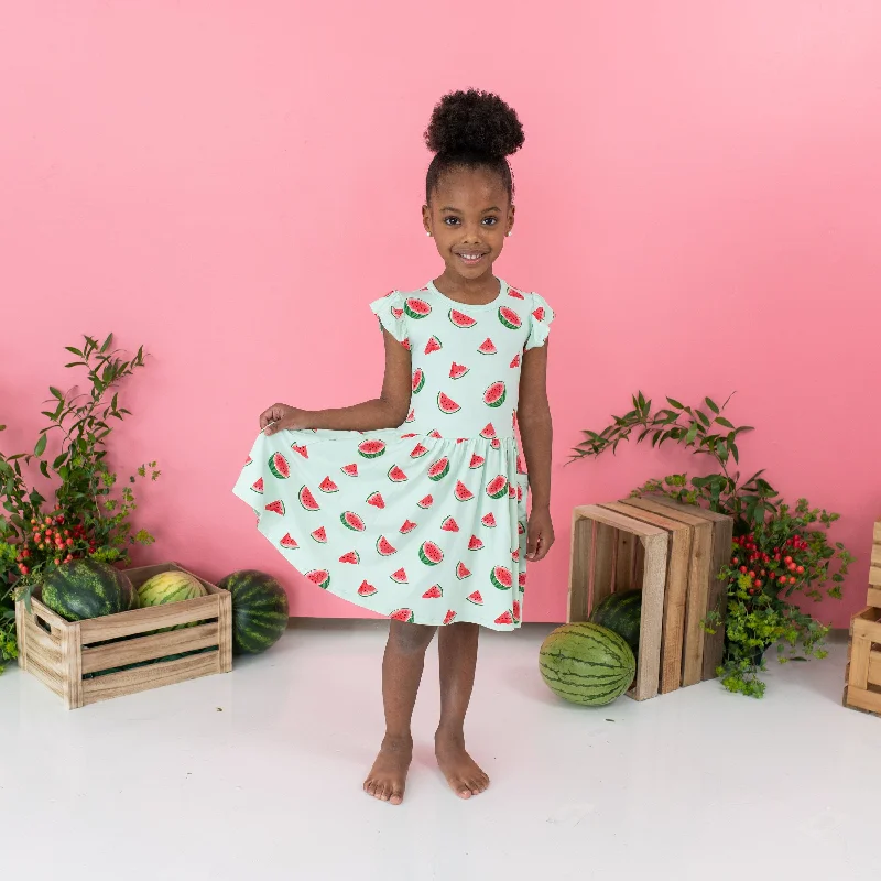 women's bespoke dressesPocket Dress in Watermelon