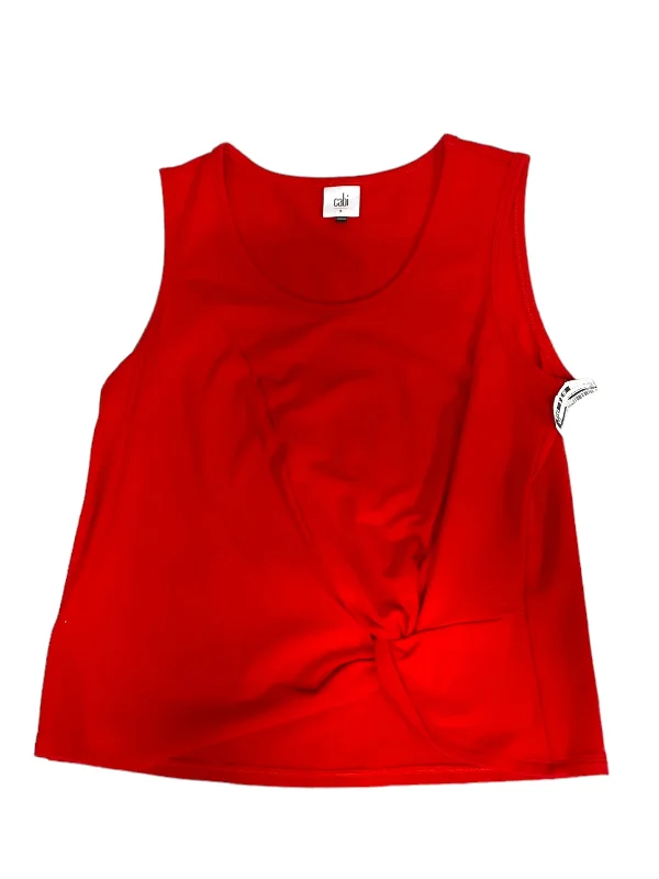 tank tops for womenRed Top Sleeveless Cabi, Size S