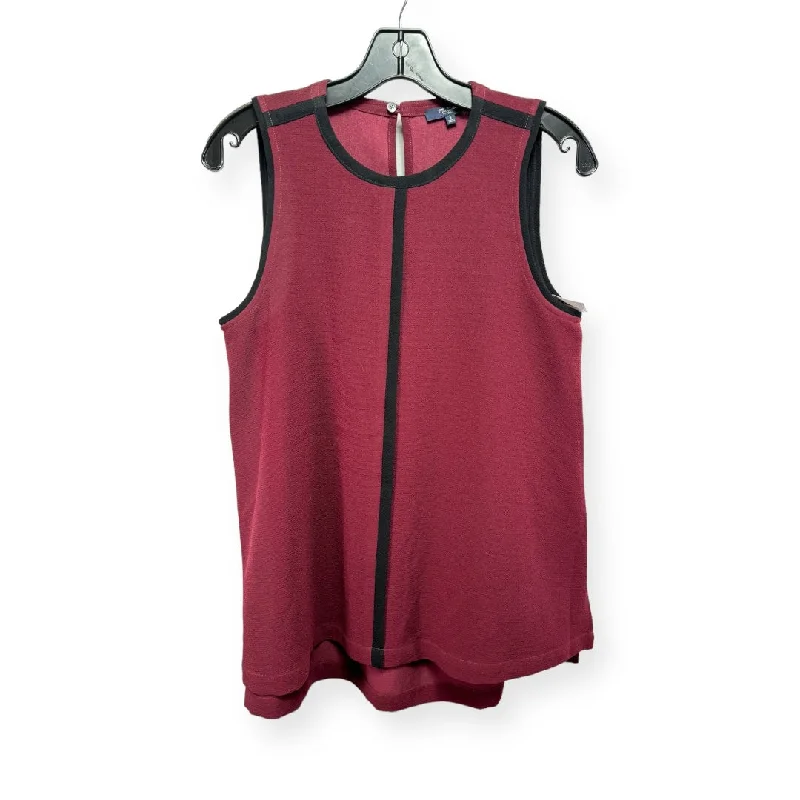 women's tops for those who prefer classic over trendy stylesRed Top Sleeveless Madewell, Size S