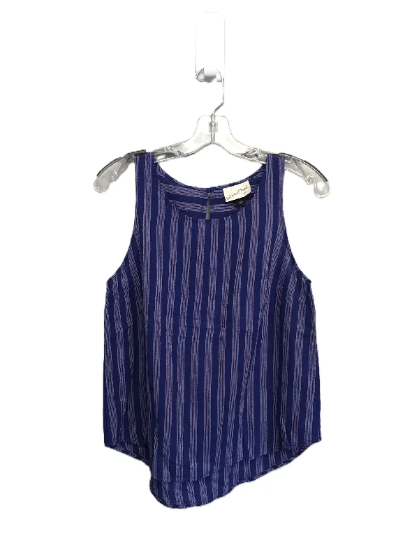 women's tops with unique designsStriped Pattern Top Sleeveless By Universal Thread, Size: S