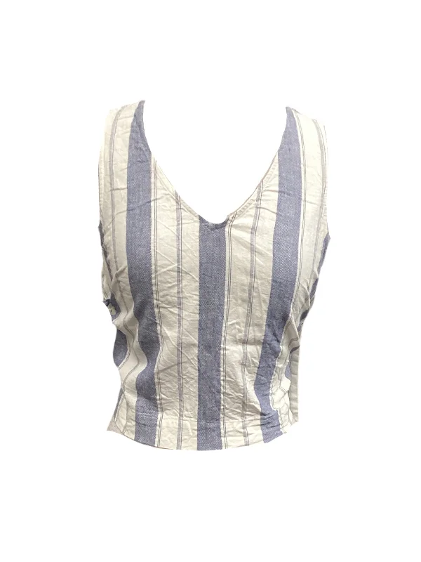 plus-size women's topsStriped Pattern Top Sleeveless Madewell, Size Xs