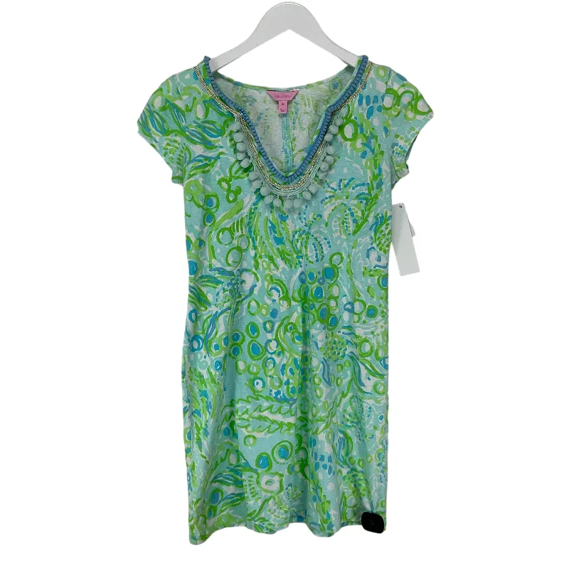 women's sustainable dressesTeal Dress Designer Lilly Pulitzer, Size Xs