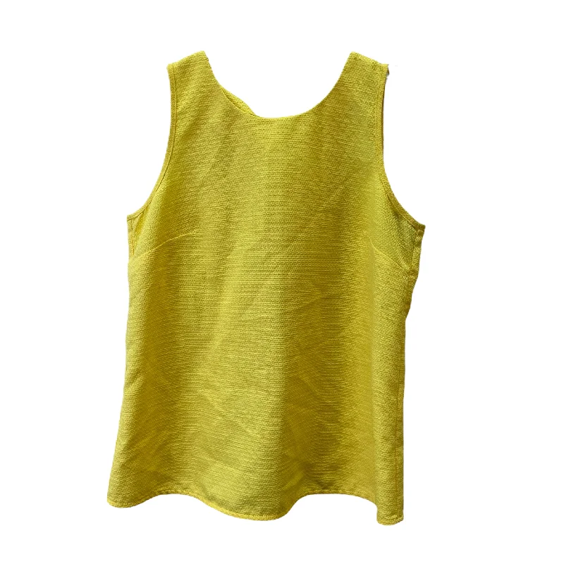 women's tops for wedding guest attireYellow Top Sleeveless By J. Crew, Size: S