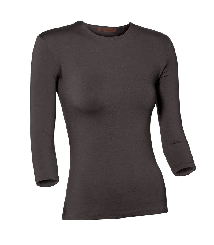 PB&J Ladies Lycra 3/4 Sleeve Shell - Slate